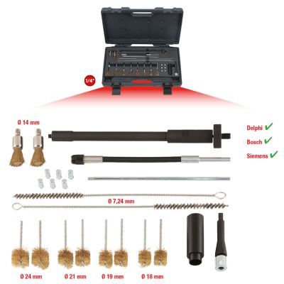 Set scule intretinere/freze scaun injector CR KS TOOLS 152.1370