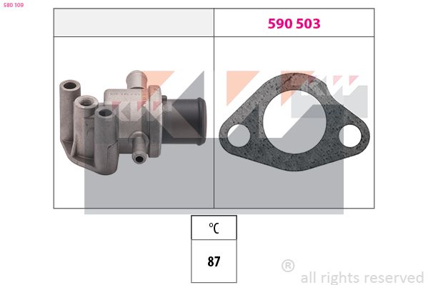 Termostat, środek chłodzący KW 580 109