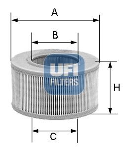 Vzduchový filtr UFI 30.923.01