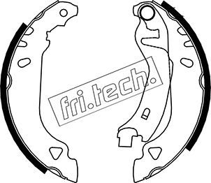 Zestaw szczęk hamulcowych FRI.TECH. 1034.090