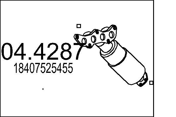 Katalizator MTS 18407525455