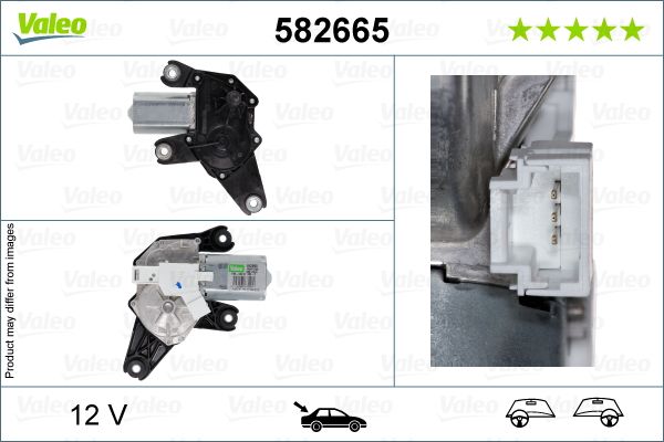 Silnik wycieraczek VALEO 582665