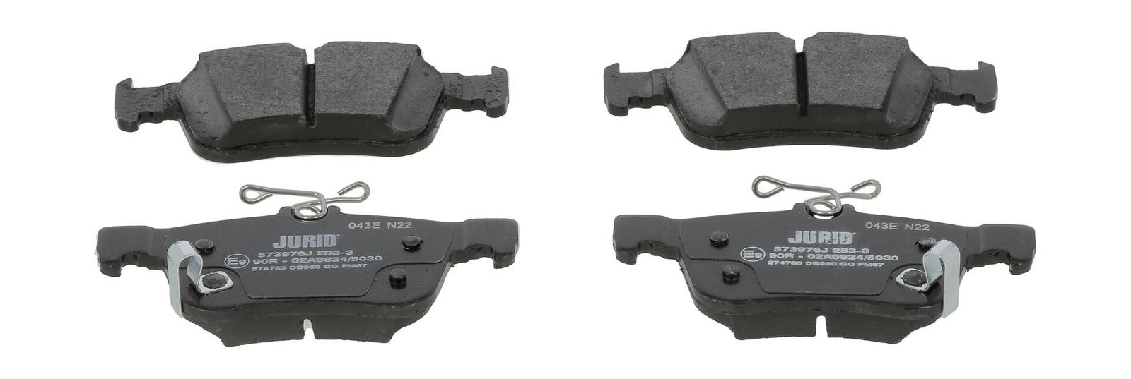 set placute frana,frana disc JURID 573976J