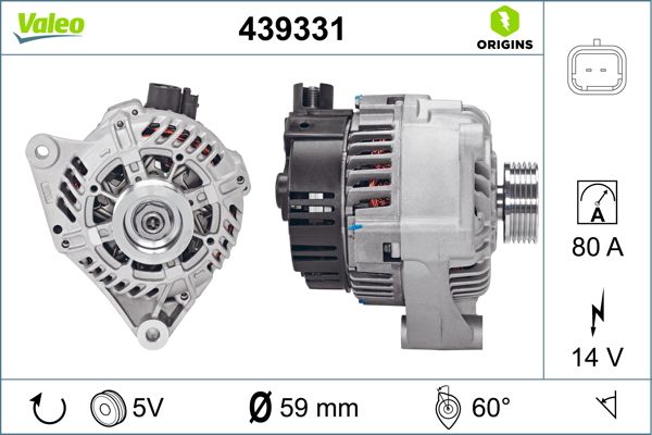 Alternator VALEO 439331