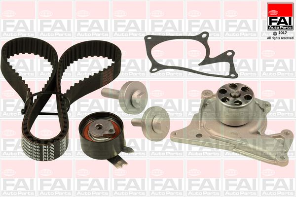 Pompa wodna + zestaw paska rozrządu FAI AUTOPARTS TBK357-6515