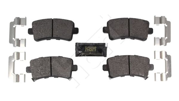 Zestaw klocków hamulcowych, hamulce tarczowe HART 261 997