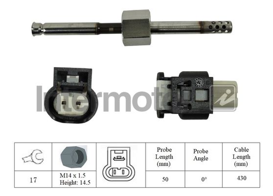 czujnik, temperatura spalin INTERMOTOR 27319