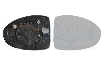 Sticla oglinda, oglinda retrovizoare exterioara VAN WEZEL 1648832