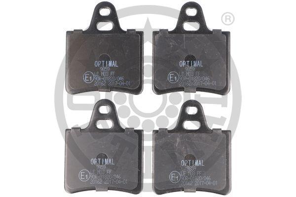 Zestaw klocków hamulcowych, hamulce tarczowe OPTIMAL BP-09859