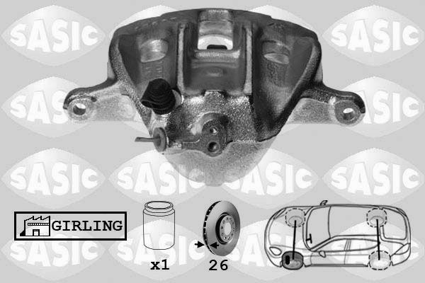 Zacisk hamulca SASIC SCA0080
