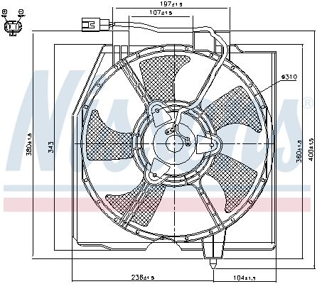 Ventilateur, refroidissement du moteur