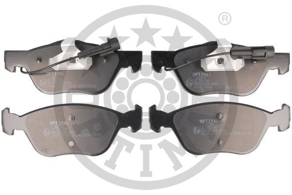 Zestaw klocków hamulcowych, hamulce tarczowe OPTIMAL BP-10073