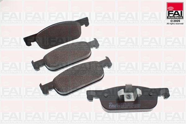 Zestaw klocków hamulcowych, hamulce tarczowe FAI AUTOPARTS BP278