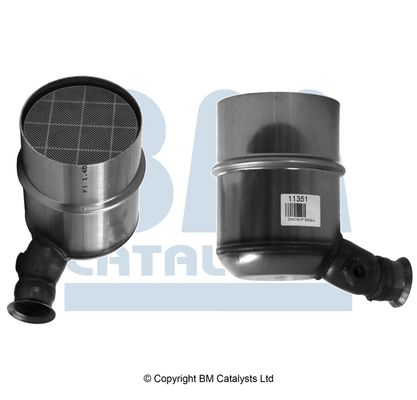 Filtr sadzy / filtr cząstek stałych, układ wydechowy BM CATALYSTS BM11351HP
