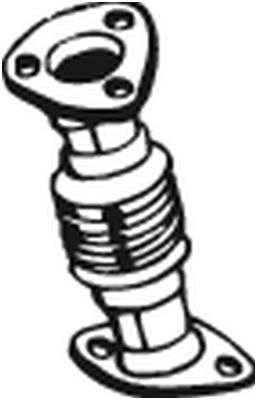 Rura wydechowa BOSAL 745-001