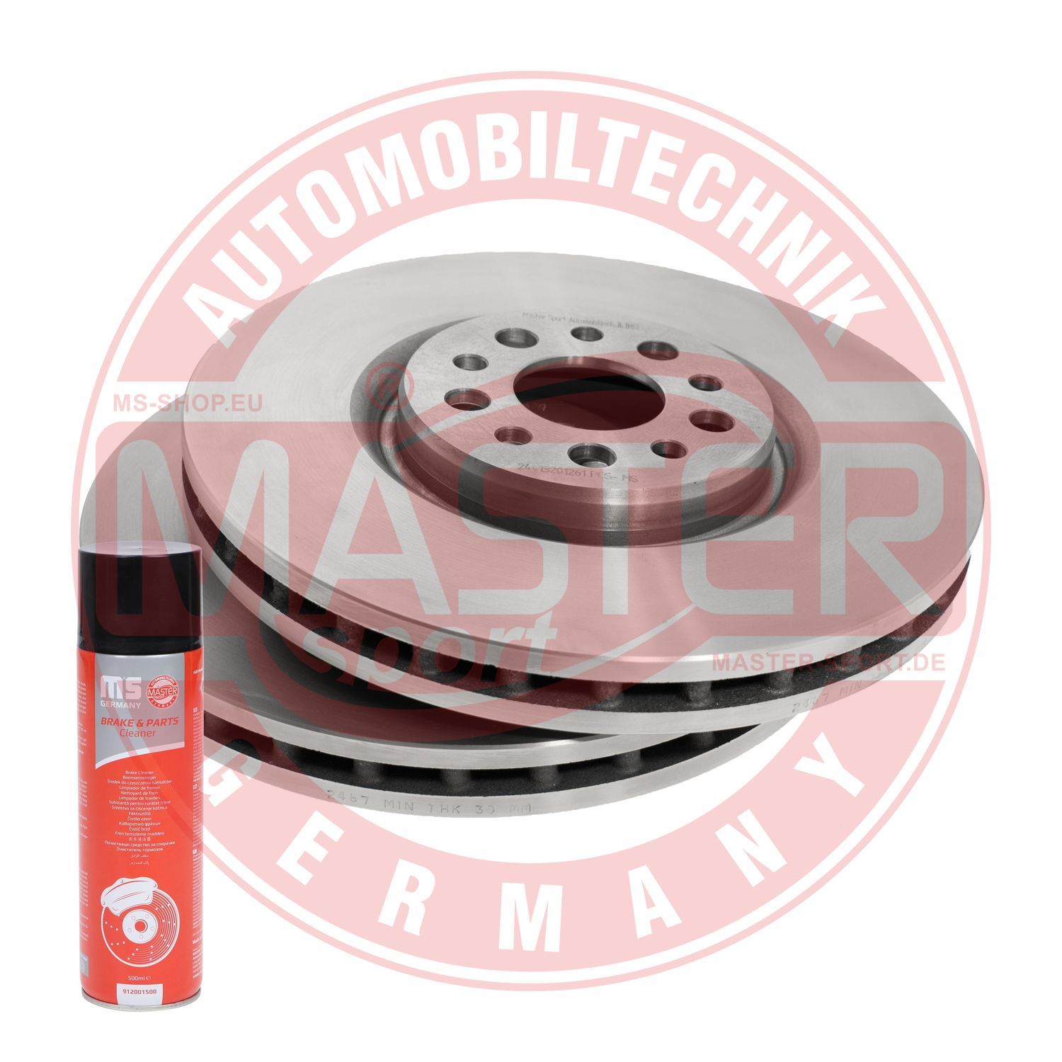 Tarcza hamulcowa MASTER-SPORT GERMANY 24013201261-SET-MSP