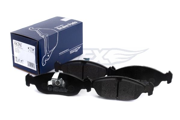 Levně Sada brzdových destiček, kotoučová brzda TOMEX Brakes 11-71