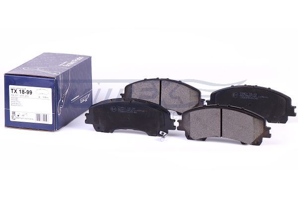 Levně Sada brzdových destiček, kotoučová brzda TOMEX Brakes 18-99