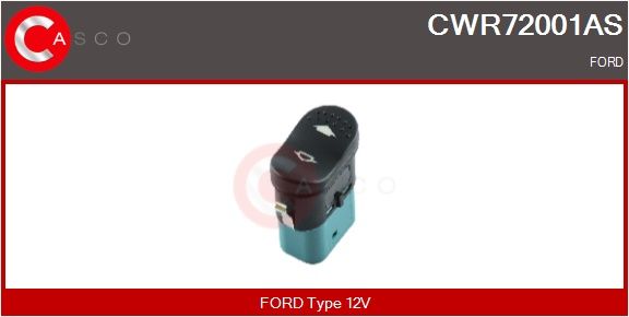 Spínač, zvedací zařízení oken CASCO CWR72001AS