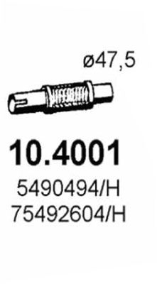 Rura wydechowa ASSO 10.4001