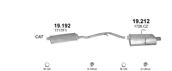 Układ wydechowy POLMO POLMO99319