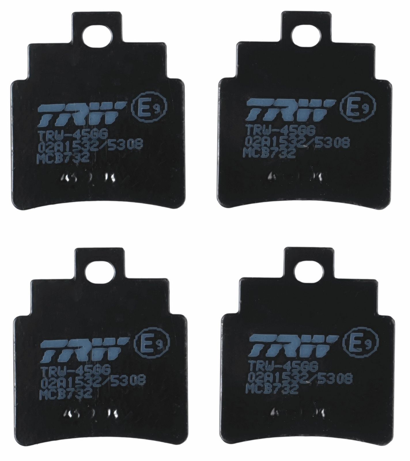 set placute frana,frana disc TRW Organic Allround MCB732
