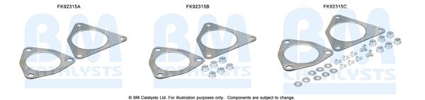 Zestaw montażowy, katalizator BM CATALYSTS FK92315
