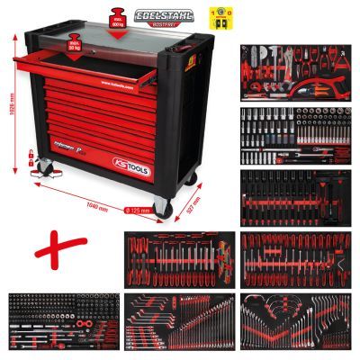 Carucior cu scule KS TOOLS 825.8564