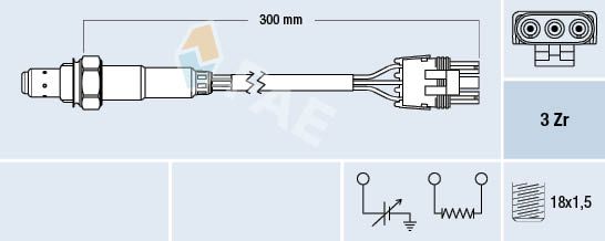 Sonda lambda FAE 77116