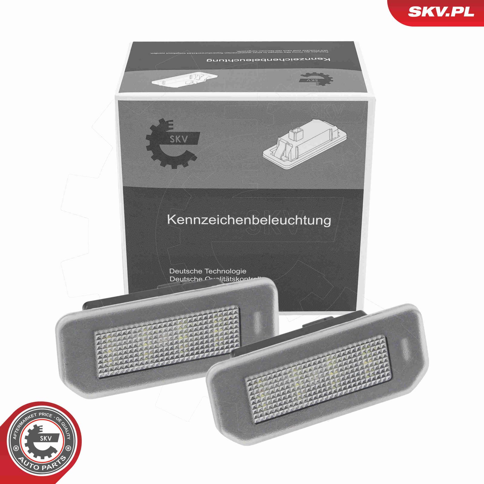 Фонарь освещения номерного знака