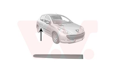 Listwa ozdobna / ochronna, drzwi VAN WEZEL 4028406