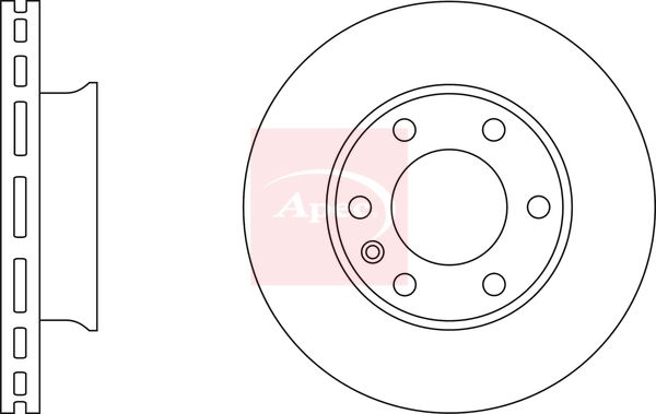 Apec - Front Brake Disc