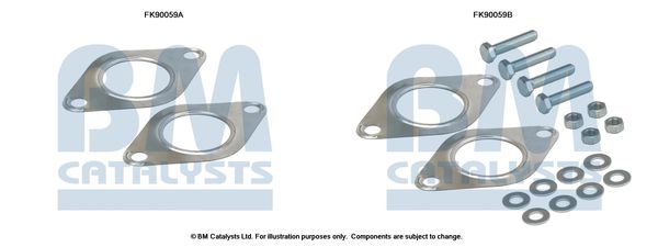 Zestaw montażowy, katalizator BM CATALYSTS FK90059