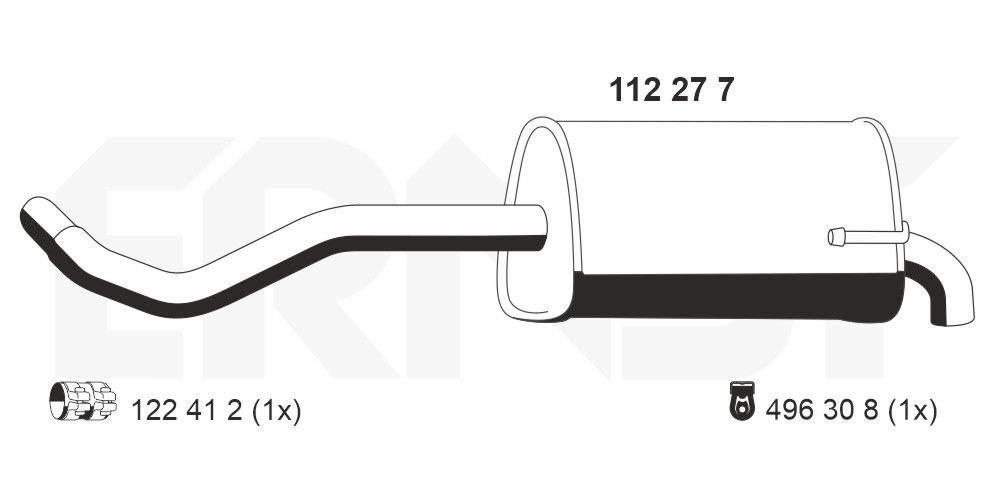 Toba esapament finala ERNST 112277