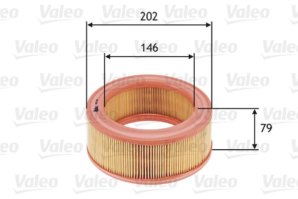 Filtr powietrza VALEO 585642