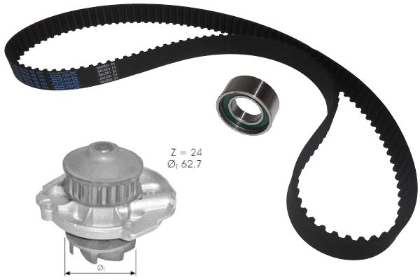Pompe à eau + kit de courroie crantée