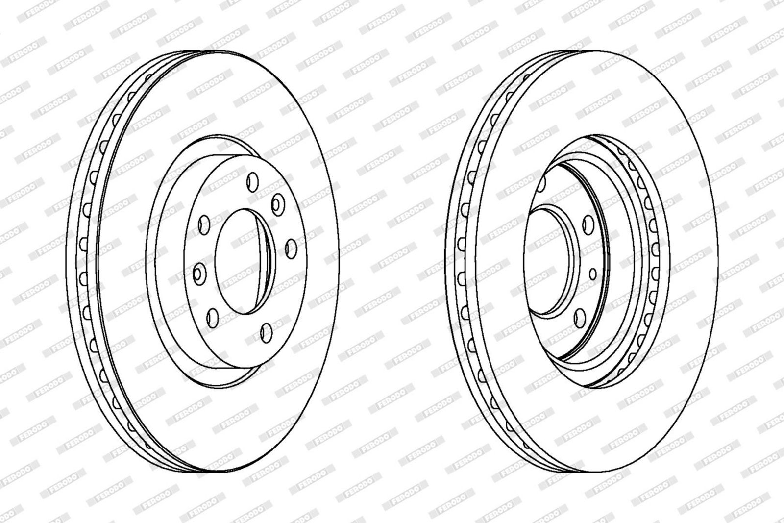 Disc frana FERODO DDF1132C