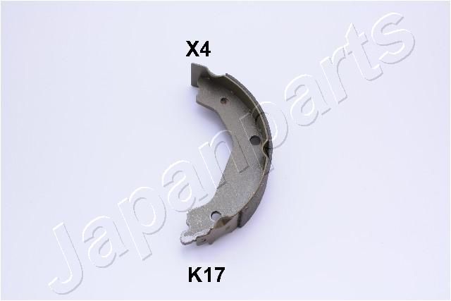 Zestaw szczęk hamulcowych, hamulec postojowy JAPANPARTS GF-K17AF