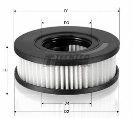 Filtr, odpowietrzenie komory korbowej TECNECO FILTERS OS103