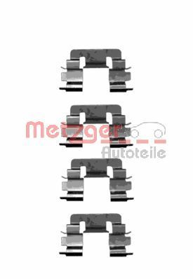 Set accesorii, placute frana METZGER 109-1229