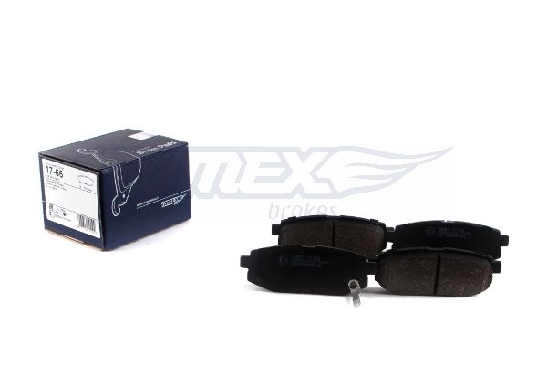 Levně Sada brzdových destiček, kotoučová brzda TOMEX Brakes 17-66