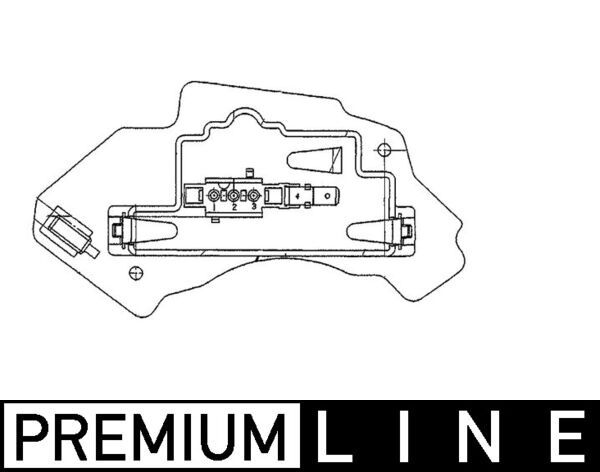 Regulator, ventilator vnutorneho priestoru MAHLE ABR 28 000P