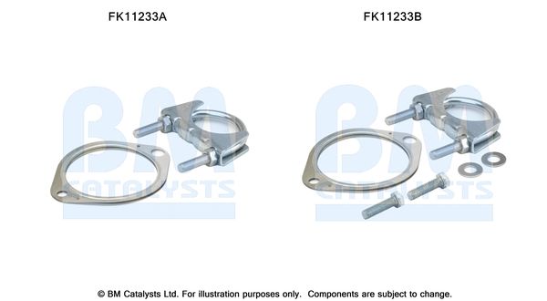 zestaw montażowy, filtr sadzy / filtr cząstek stałych BM CATALYSTS FK11233