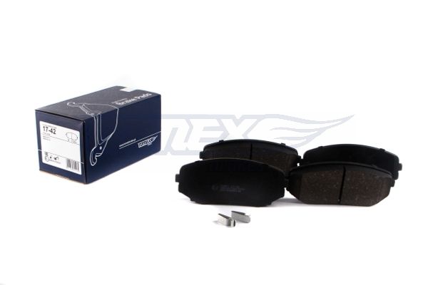 Levně Sada brzdových destiček, kotoučová brzda TOMEX Brakes 17-42