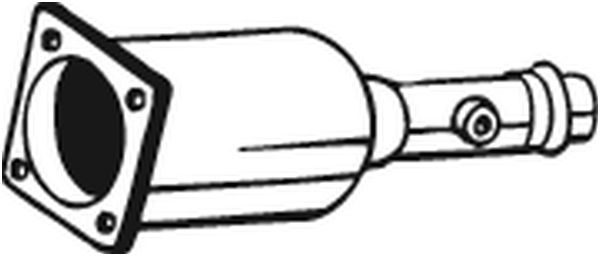 Filtr sadzy / filtr cząstek stałych, układ wydechowy BOSAL 174007