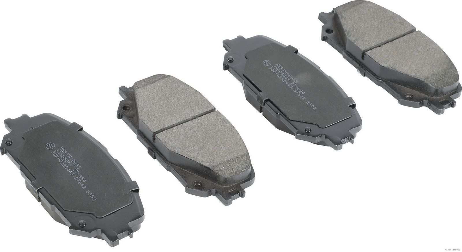 set placute frana,frana disc HERTH+BUSS JAKOPARTS J3605069