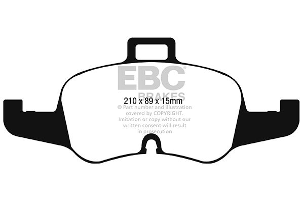 set placute frana,frana disc EBC Brakes DP52256NDX