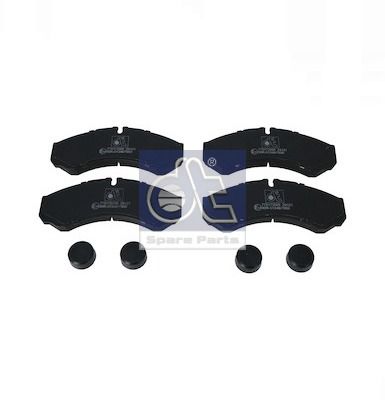 Zestaw klocków hamulcowych, hamulce tarczowe DT SPARE PARTS 7.92616