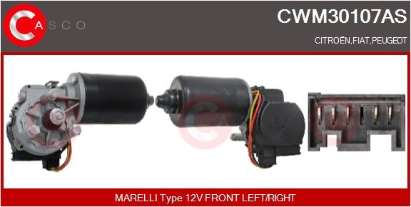 Levně Motor stěračů CASCO CWM30107AS
