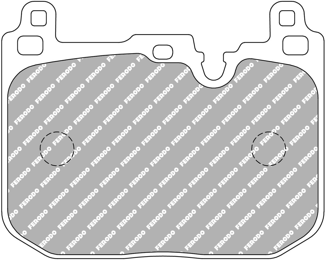 set placute frana,frana disc FERODO FCP4872Z
